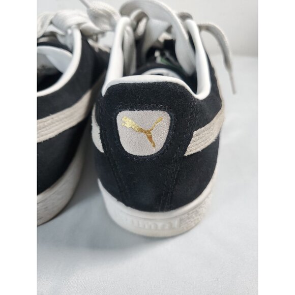 PUMA Suede Classic XXI 37491501 Black & White Men's Shoes Size 10.5 - Picture 7 of 16